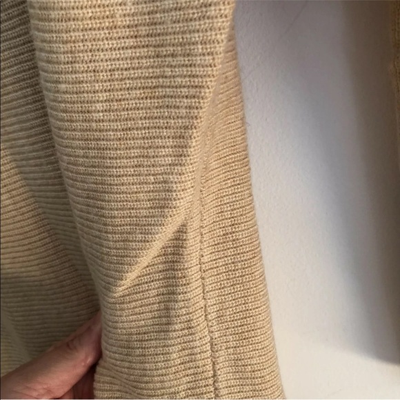 J crew oatmeal ribbed sweater petite small ps - Picture 7 of 11